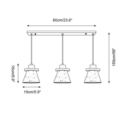 Jovia Travertine Pendant Lamp