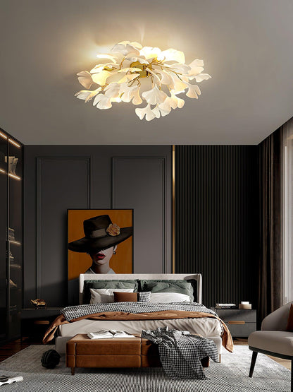 Callenne Elegant Ginkgo Leaf Ceiling Light