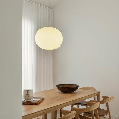 Opivio White Globe Pendant Light