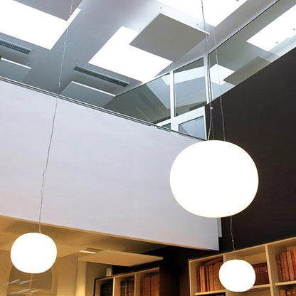Opivio White Globe Pendant Light