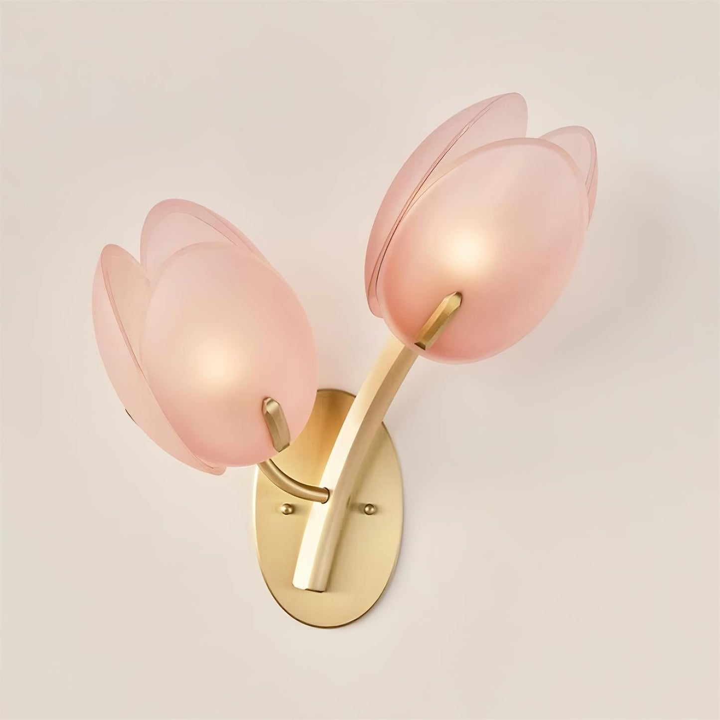 Gudelle Double Tulip Wall Lamp