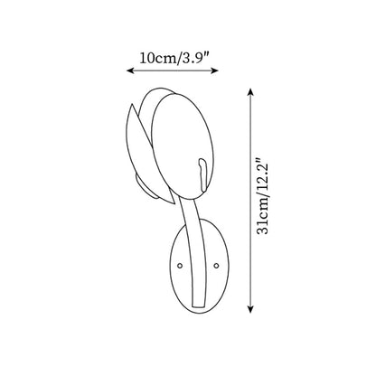 Gudelle Double Tulip Wall Lamp