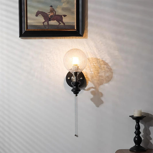 Duvin matglazen vintage wandlamp