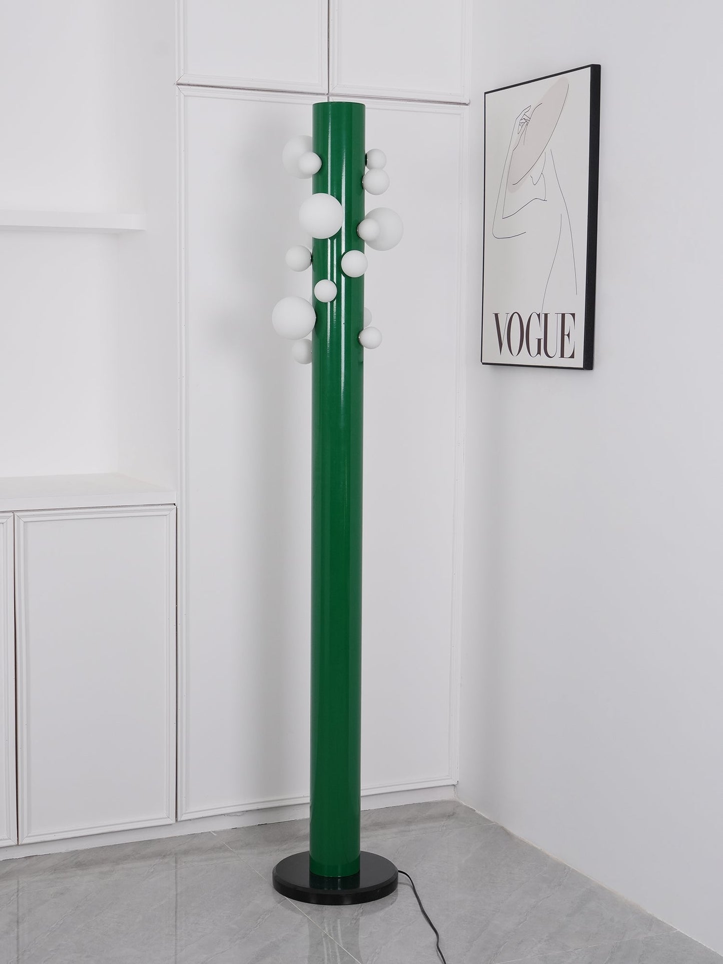 Ortaliel Marble Floor Lamp