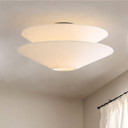 Lina Ceiling Light Double Cone Fabric