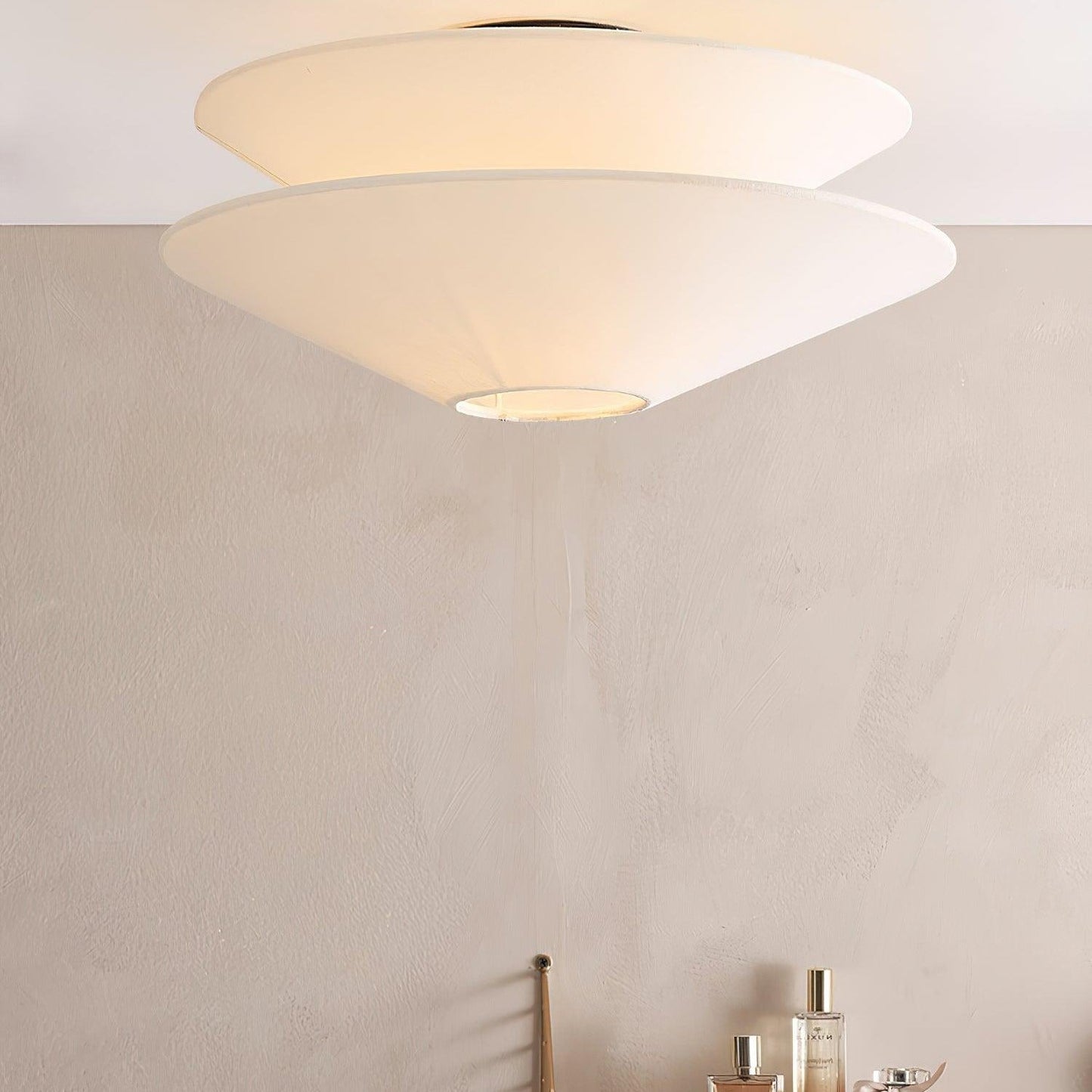 Lina Ceiling Light Double Cone Fabric