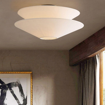 Lina Ceiling Light Double Cone Fabric
