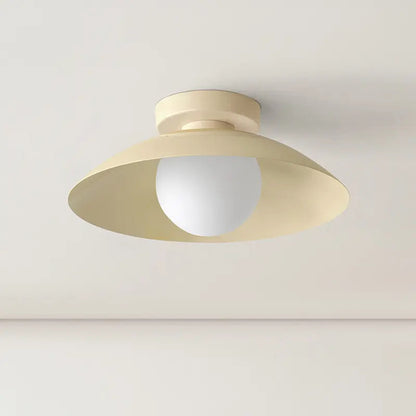 Arisha Modern Flush Mount Ceiling Light Black Red Pink Yellow Bedroom