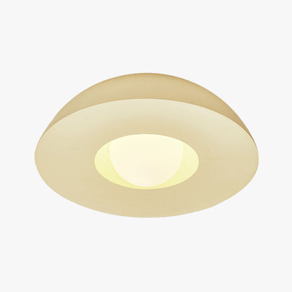 Modern LED Indoor Wall Lamp Milky Coffee Glass Living Room