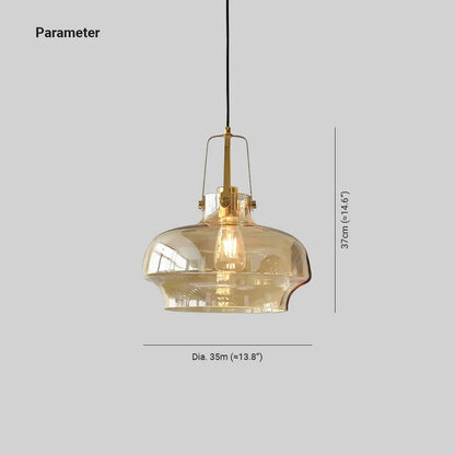 Valentina Pendant Light Glass  Modern Unique Shaped