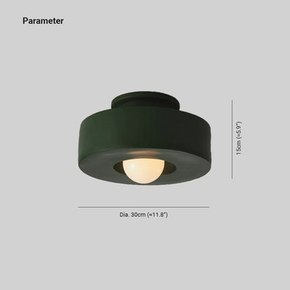 Aria Flush Mount Ceiling Light Nordic Macaron   Bedroom