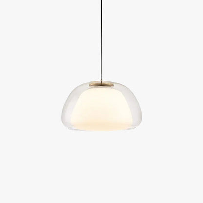Valentina Modern LED Pendant Light Glass Metal Living Room