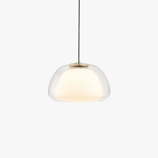 Valentina Modern LED Pendant Light Glass Metal Living Room