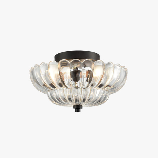 Arisha Modern Umbrella Glass Flush Mount Ceiling Light