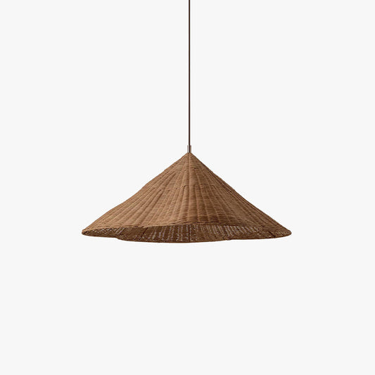 Muto Vintage Rattan Pendelleuchte Wohnzimmer Schlafzimmer