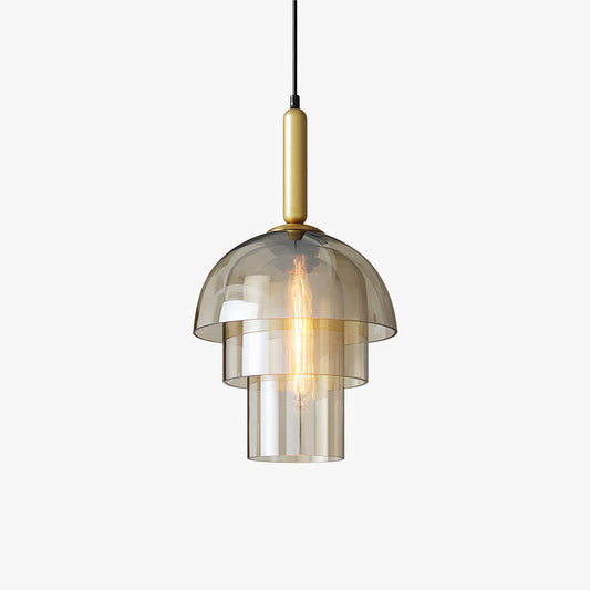 Valentina Moderne Metall-Glas-Pendelleuchte für Wohnzimmer und Schlafzimmer
