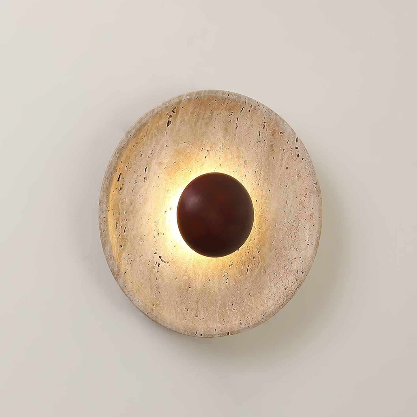 Ritta Sun  Travertine Wall Lamp