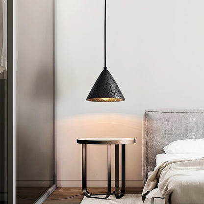 Ritta Travertine Dome Pendant Light