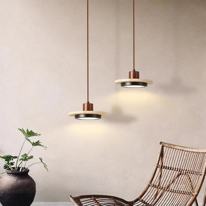 Solaro Travertine LED Pendant Light