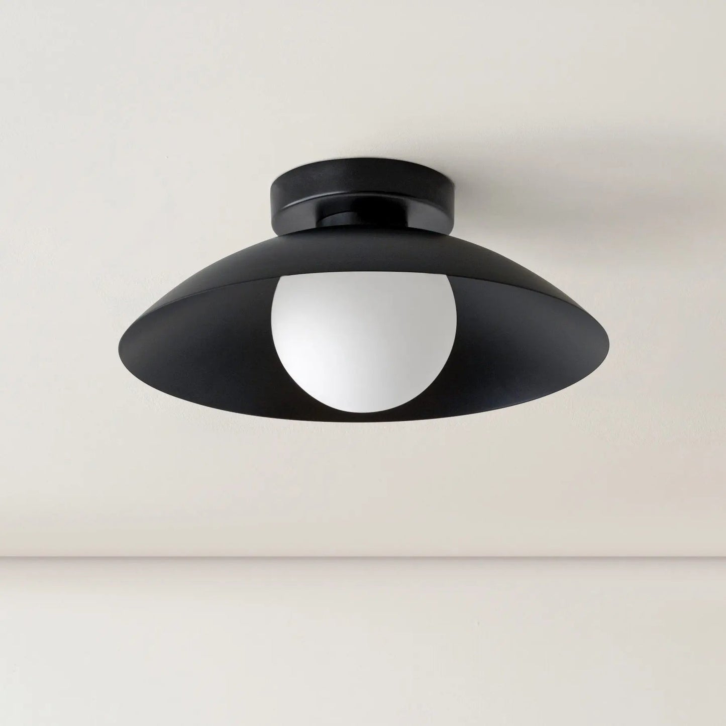 Arisha Modern Flush Mount Ceiling Light Black Red Pink Yellow Bedroom