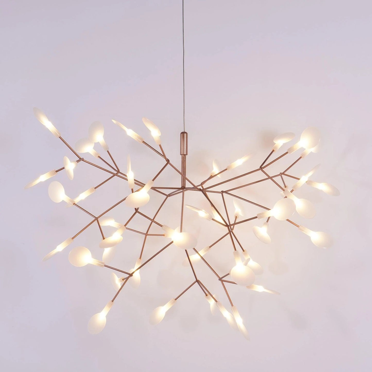 Lior Unique Sputnik Art Deco Firefly Chandelier. Living Room/ Bedroom