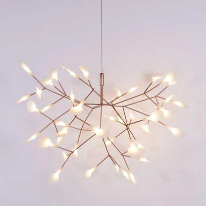Lior Unique Sputnik Art Deco Firefly Chandelier. Living Room/ Bedroom