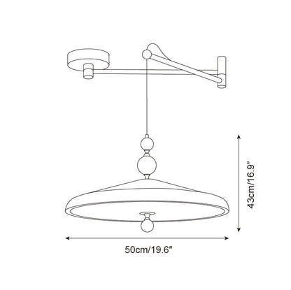 Geyon Adjustable Arm Pendant Lamp