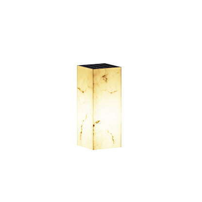 Ray Imitation Marble Cube Outdoor Light