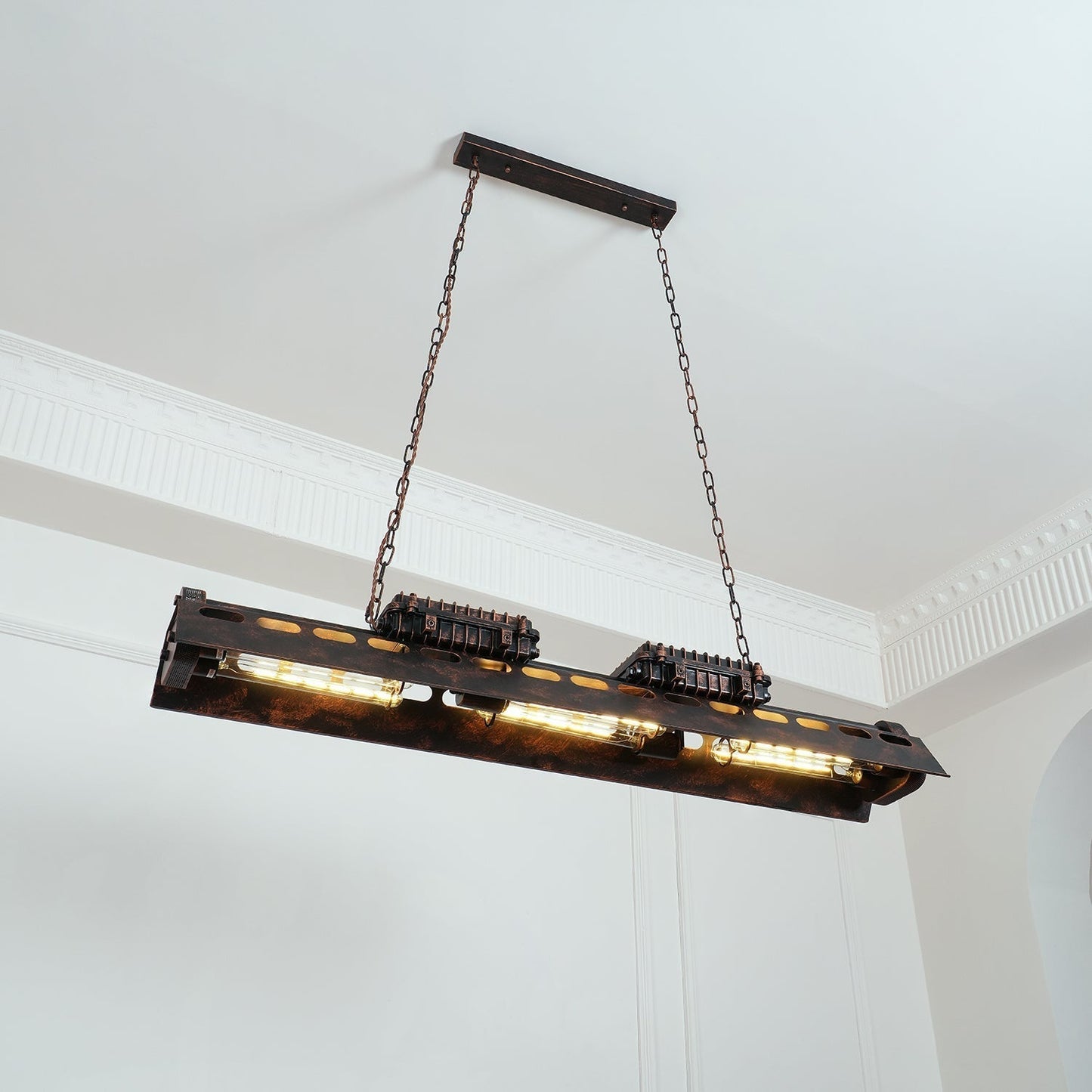 Lustre industriel Steampunk Noah