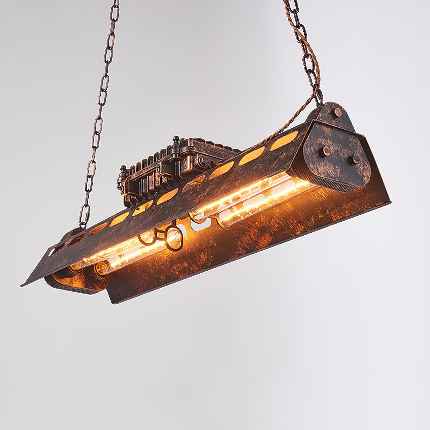 Lustre industriel Steampunk Noah