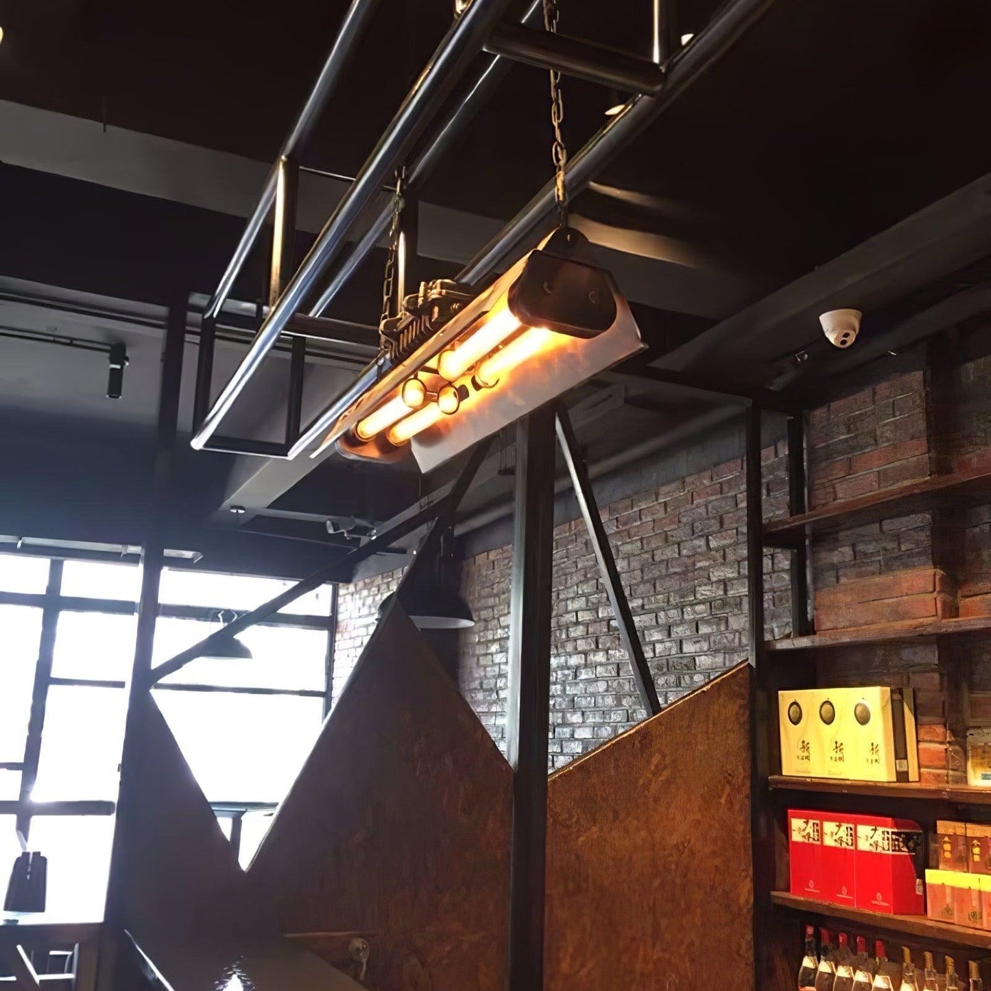 Lustre industriel Steampunk Noah