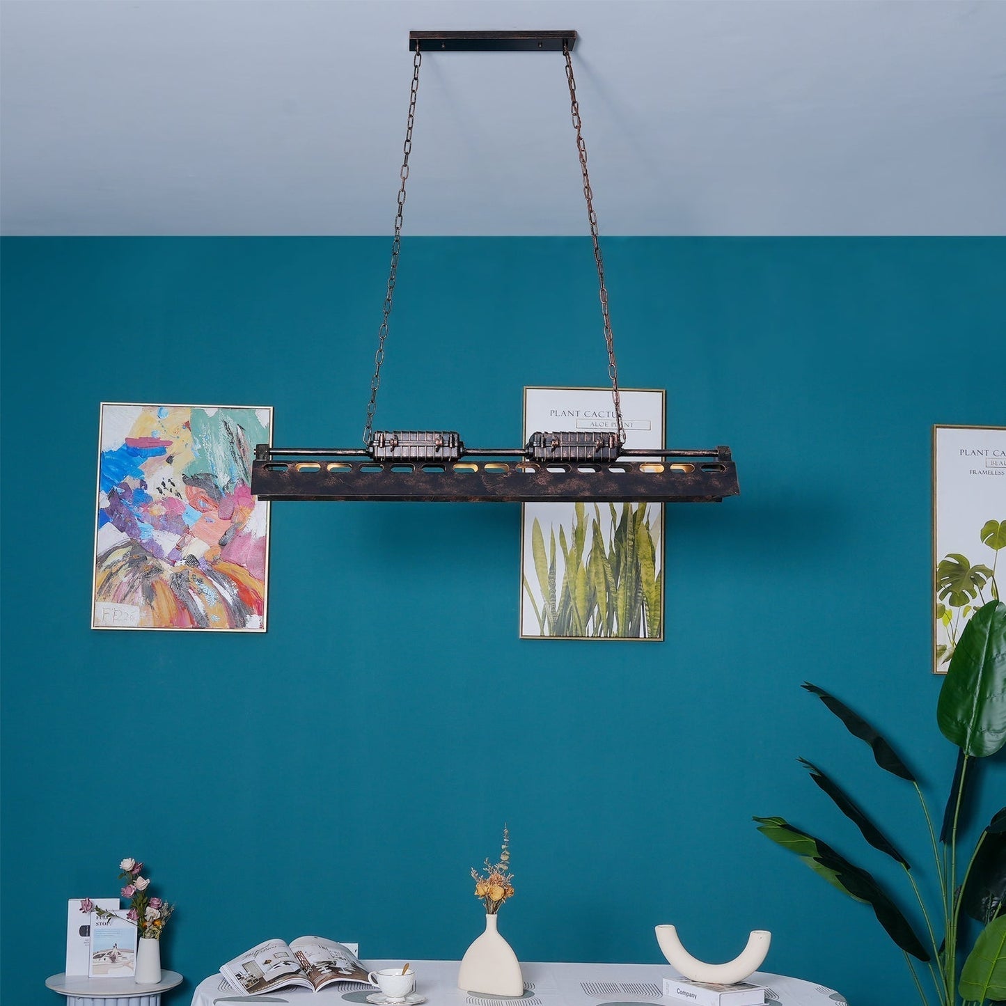 Lustre industriel Steampunk Noah