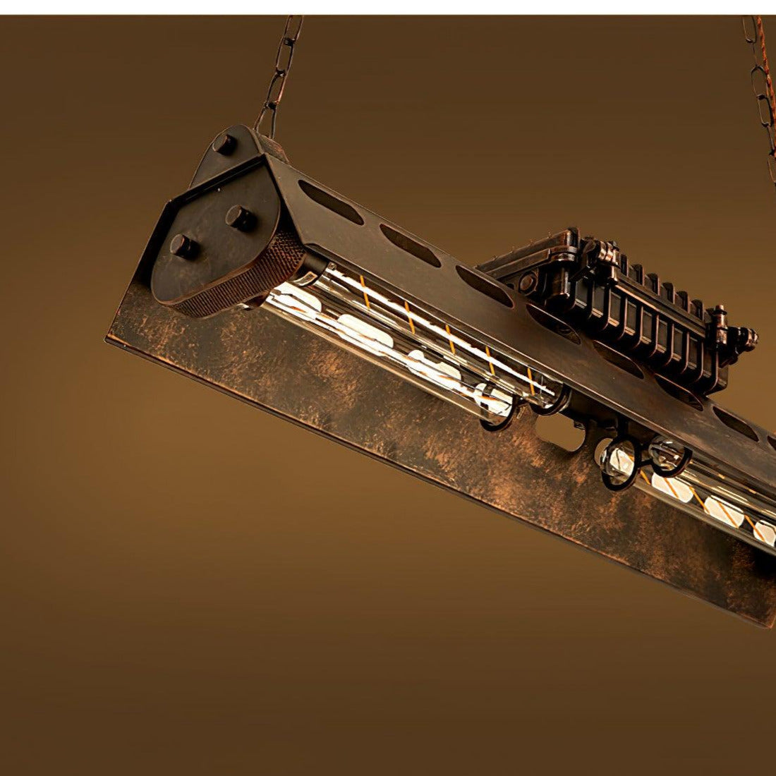 Lustre industriel Steampunk Noah