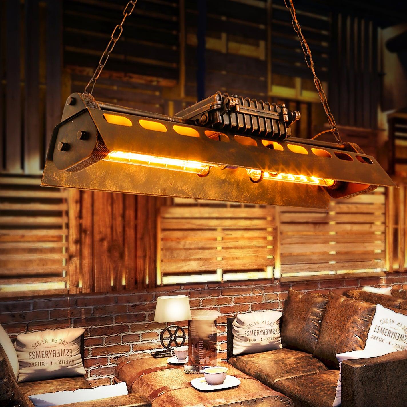 Lustre industriel Steampunk Noah