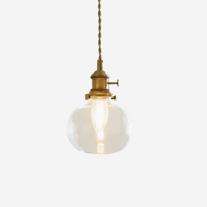 Suspension Glint en verre transparent