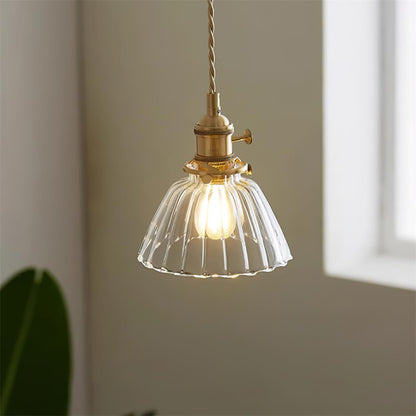 Suspension Glint en verre transparent