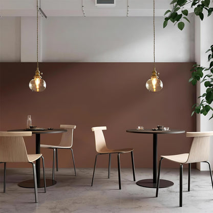 Suspension Glint en verre transparent