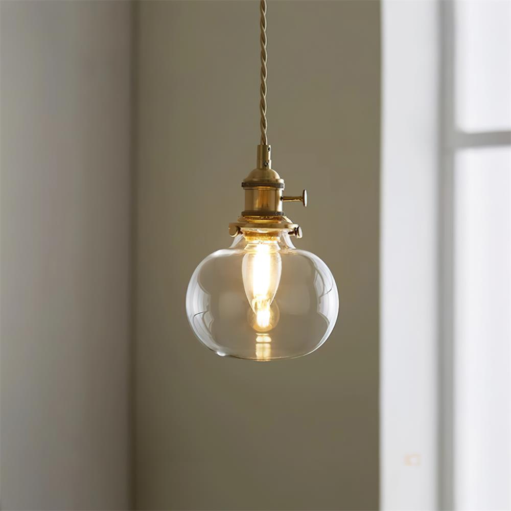 Suspension Glint en verre transparent