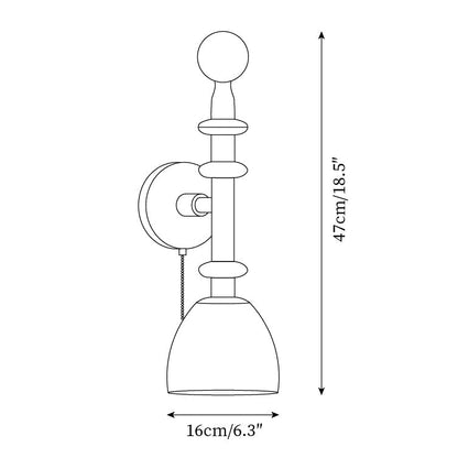 Pivelo Wooden Wall Lamp