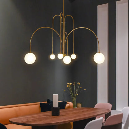 Monica Pendant Light Double Layer Glass Bubble