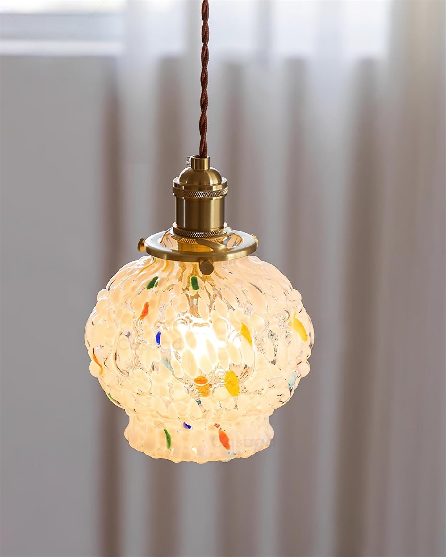 Jovik Textured Glass Pendant Light