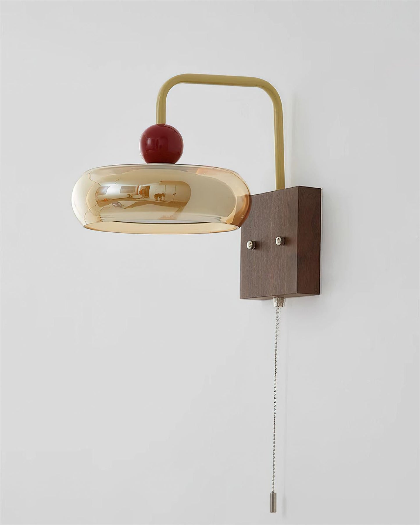 Eplio Retro Metal & Glass Wall Lamp
