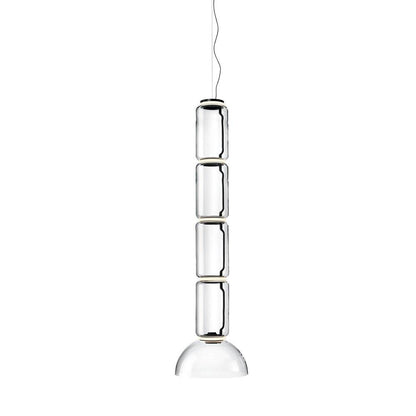 Virelo Stacked Glass Cylinder Pendant Light