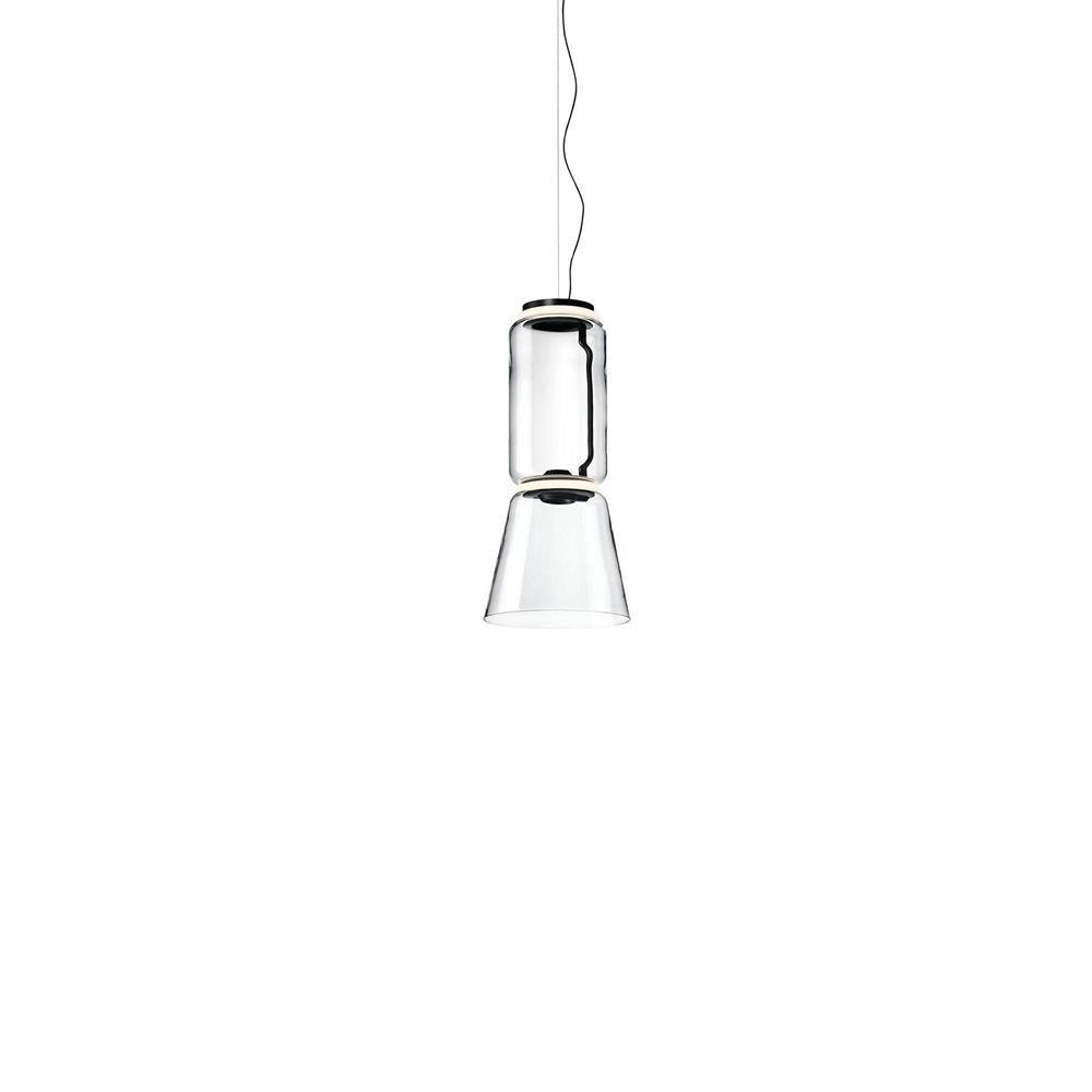 Virelo Stacked Glass Cylinder Pendant Light
