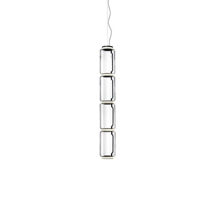 Virelo Stacked Glass Cylinder Pendant Light