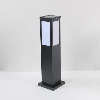 Leo Bollard Solar Outdoor Light