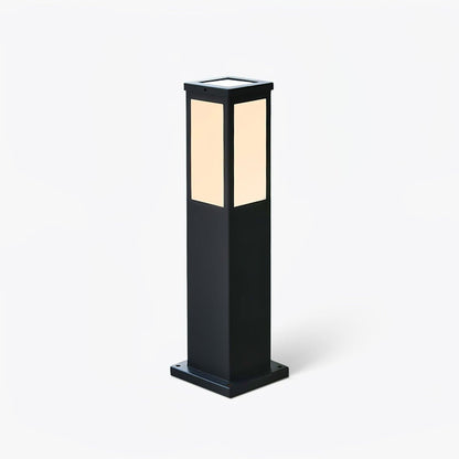 Leo Bollard Solar Outdoor Light