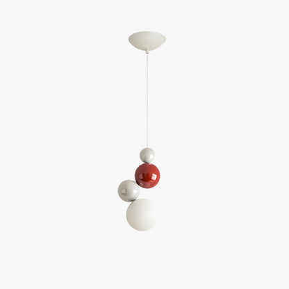 Valentina - Suspension LED moderne en métal blanc pour chambre et salon