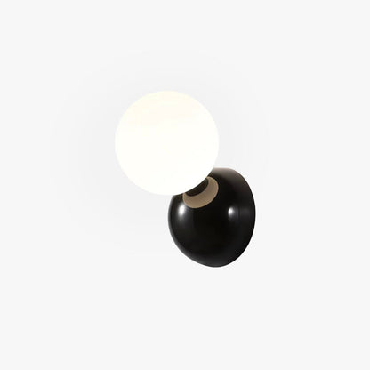 Applique d'intérieur LED moderne Valentina noir blanc métal salon
