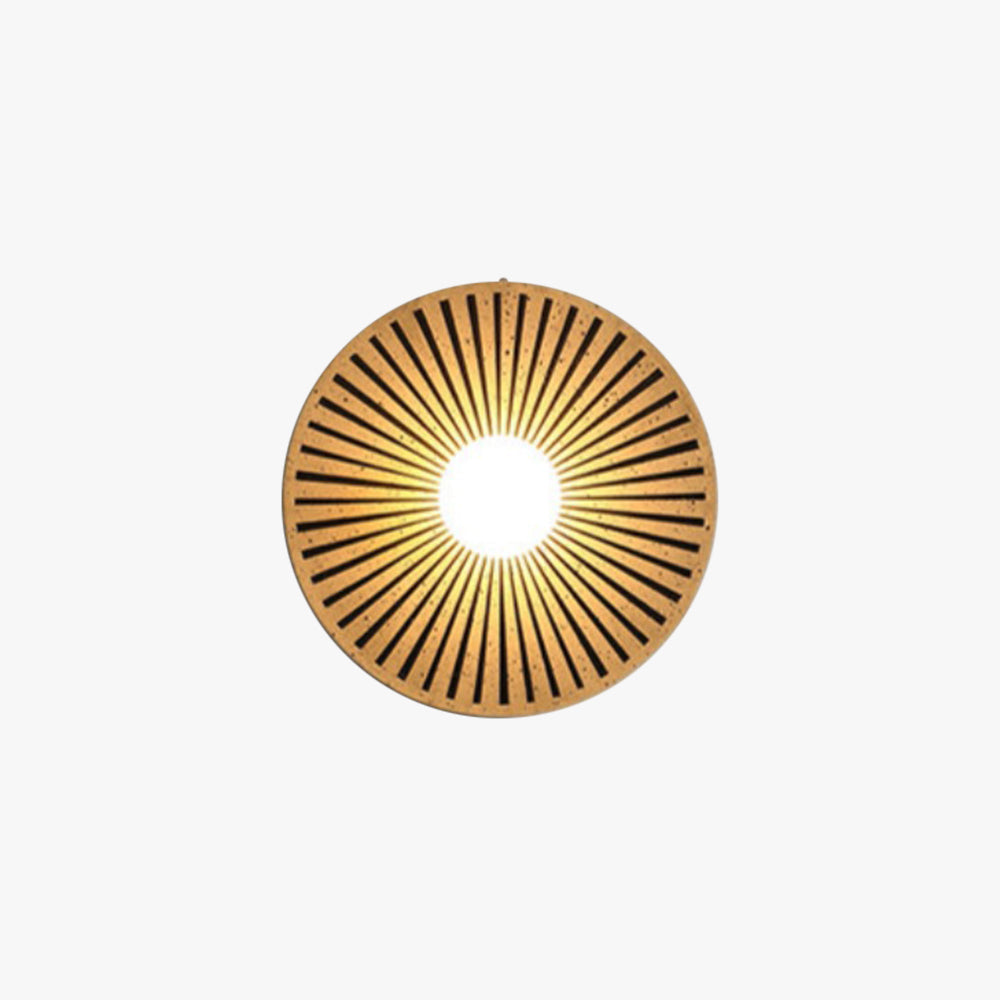 Valentina Vintage binnenwandlamp cirkel hars woonkamer slaapkamer